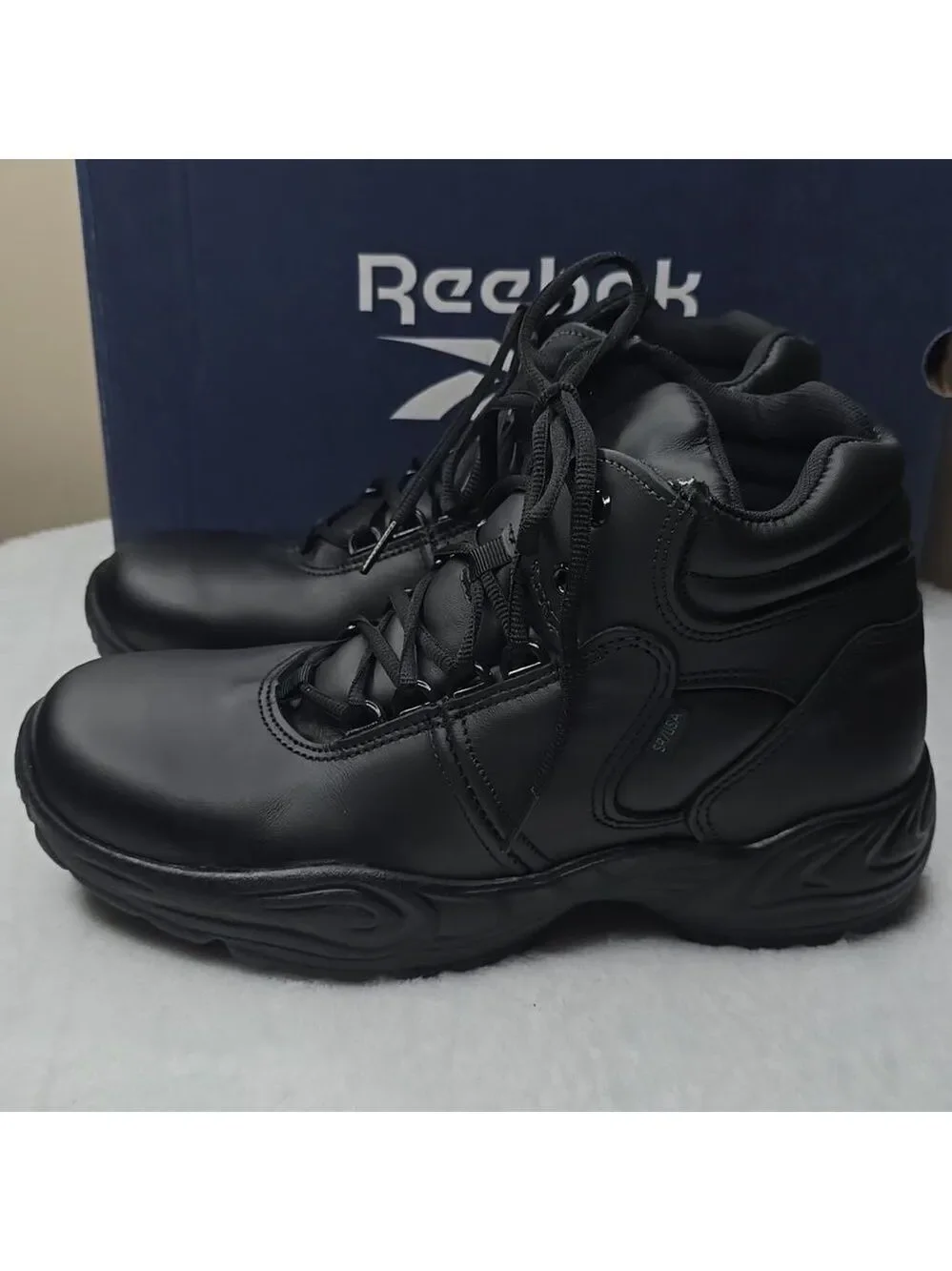 Reebok Men's Postal Express Boots Black Size 8.5